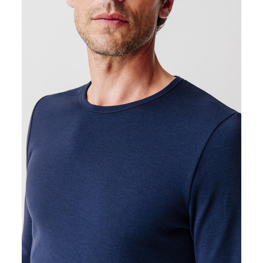 Damart Langärmeliges Rundhals-Thermo-Shirt Wärmegrad Medium  