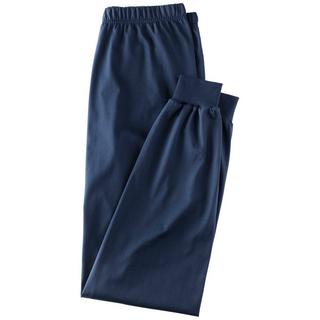 ISA bodywear Langer Pyjama Rundhals Bündchen  