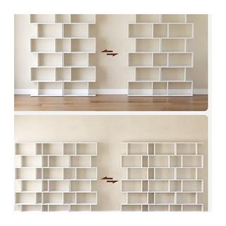 Calicosy Bibliothèque blanche à 6 niveaux  