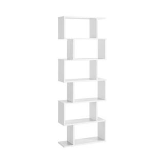Calicosy Bibliothèque blanche à 6 niveaux  