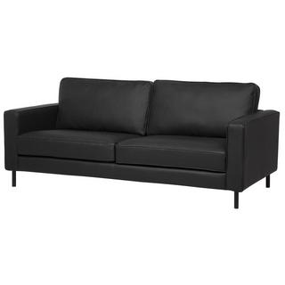 Beliani 3 Sitzer Sofa aus Echtleder Modern SAVALEN  