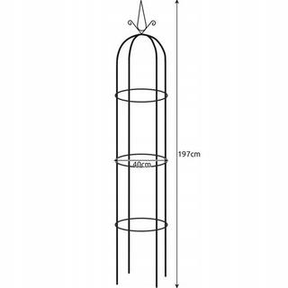 Gardlov Obélisque de support végétal - treillis de 197 cm de haut  