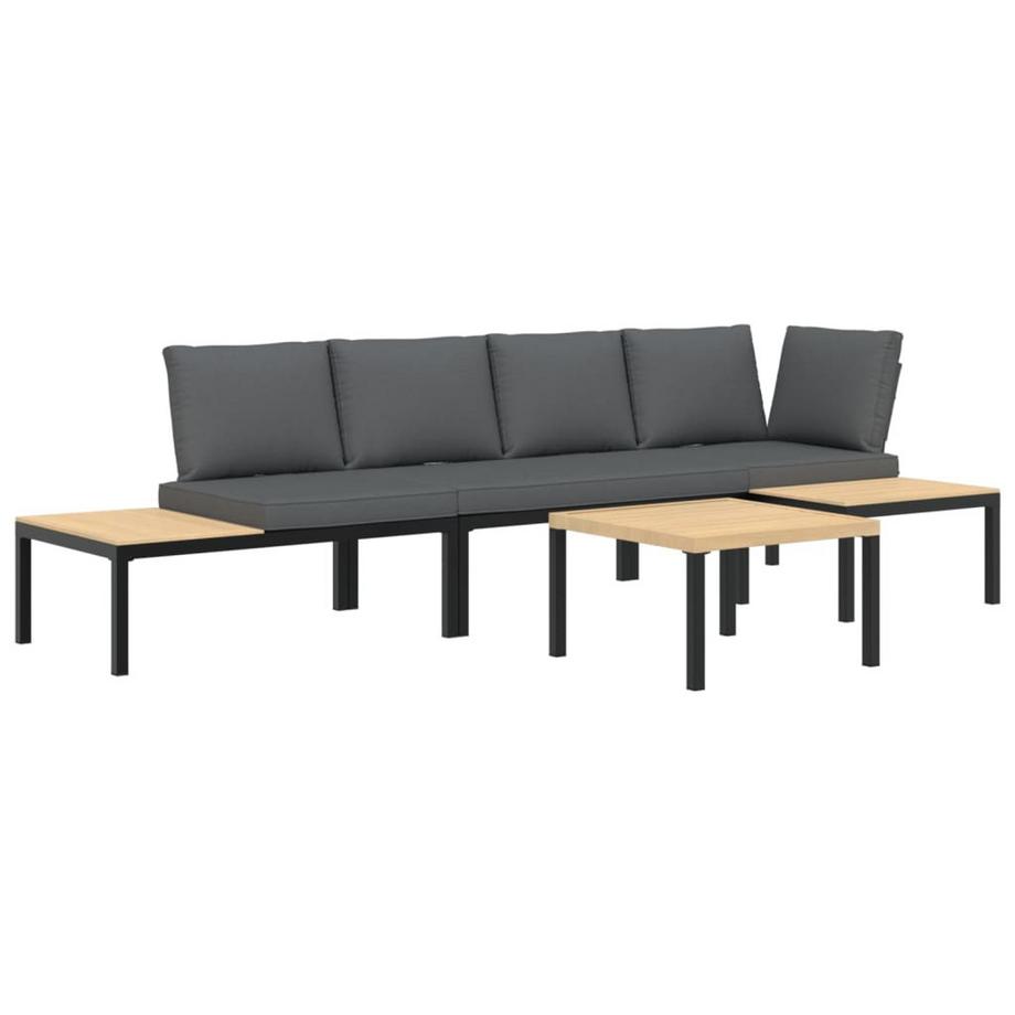 VidaXL Salon de jardin aluminium  