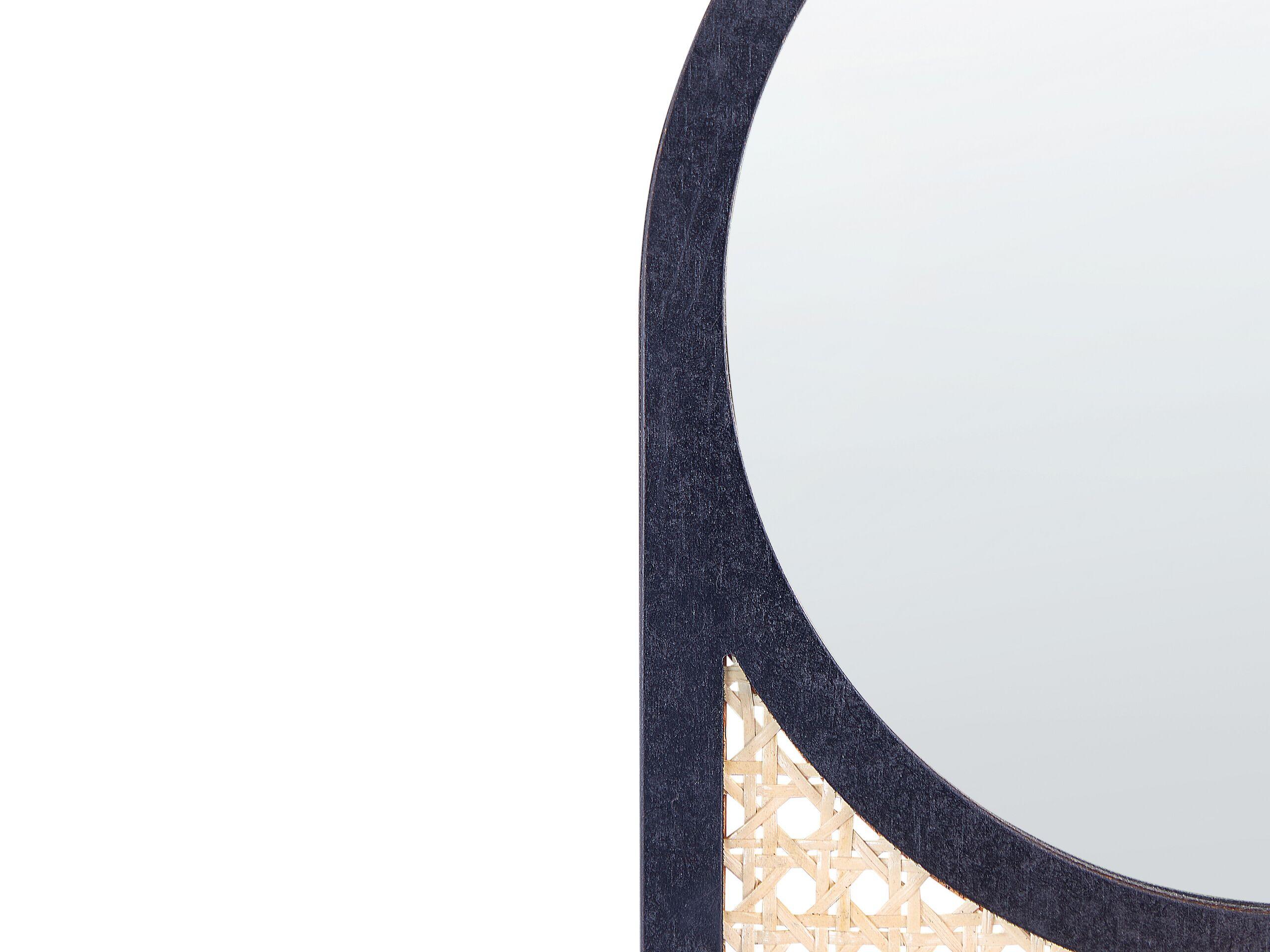 Beliani Wandspiegel aus Rattan Boho BALEAL  