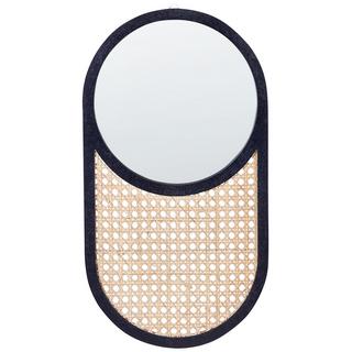 Beliani Wandspiegel aus Rattan Boho BALEAL  