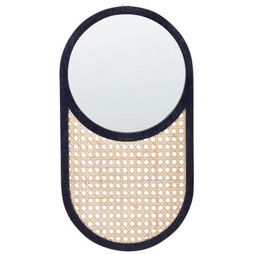 Wandspiegel aus Rattan Boho BALEAL