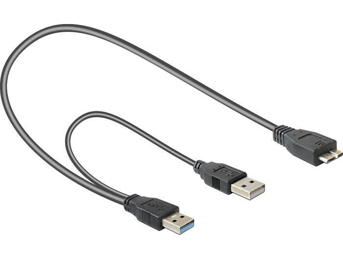 DeLock  82909 cavo USB 0,2 m USB 3.2 Gen 1 (3.1 Gen 1) USB A Micro-USB B Grigio 