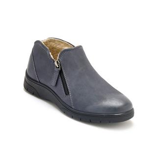 Pédiconfort  bottines double zip nubuck 