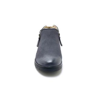 Pédiconfort  bottines double zip nubuck 