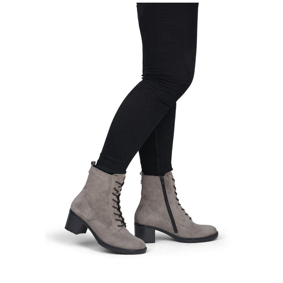 Remonte Schnürstiefelette mit Blockabsatz  