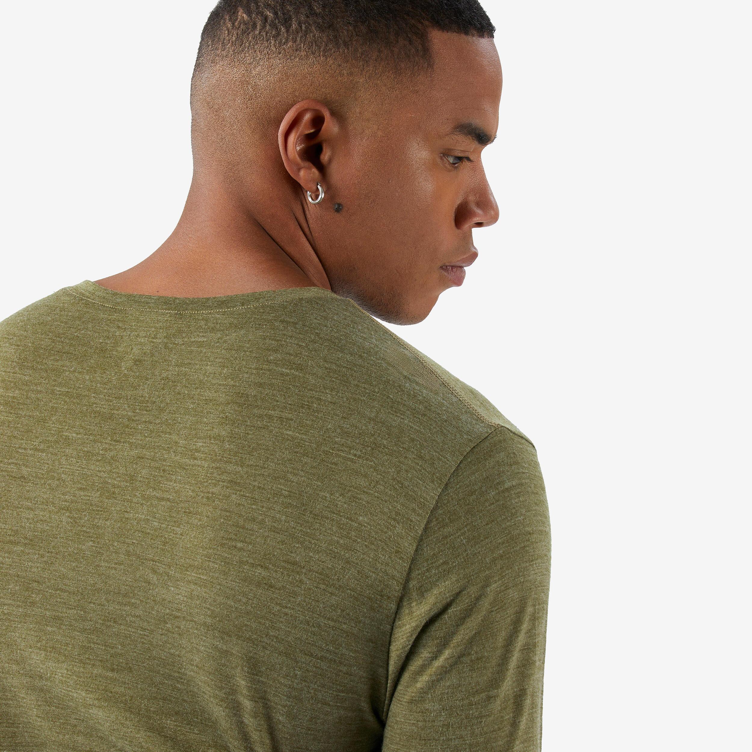 SIMOND  T-shirt uomo merino manica lunga trekking lana 