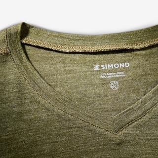 SIMOND  T-shirt uomo merino manica lunga trekking lana 