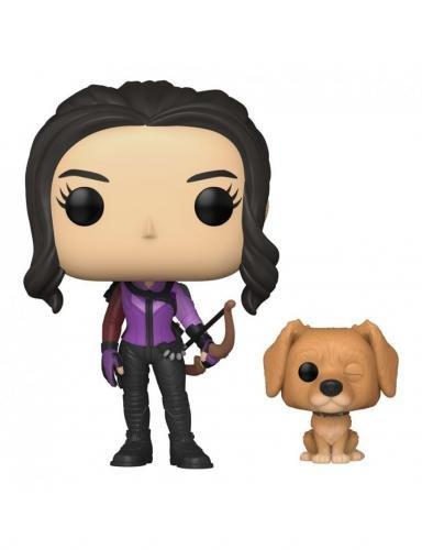 Funko  POP - Marvel - Hawkeye - 1212 - Kate Bishop w/Lucky the Pizza Dog 