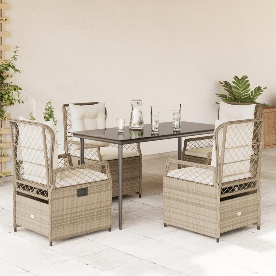VidaXL Garten essgruppe poly-rattan  