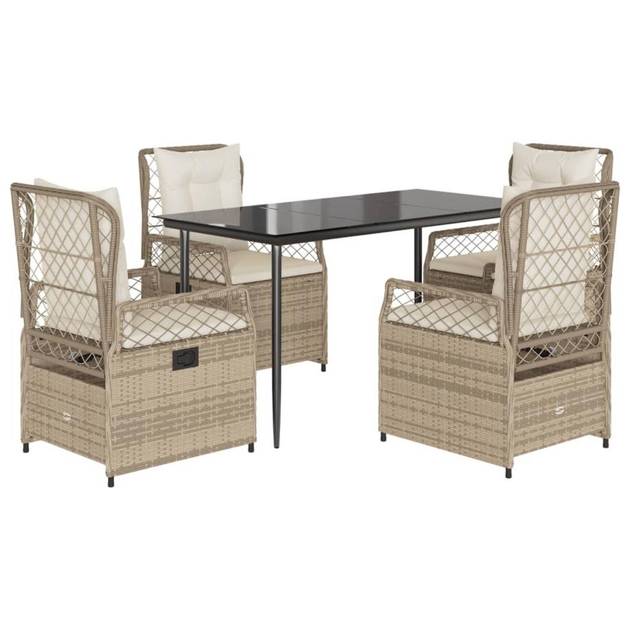 Garten essgruppe poly-rattan