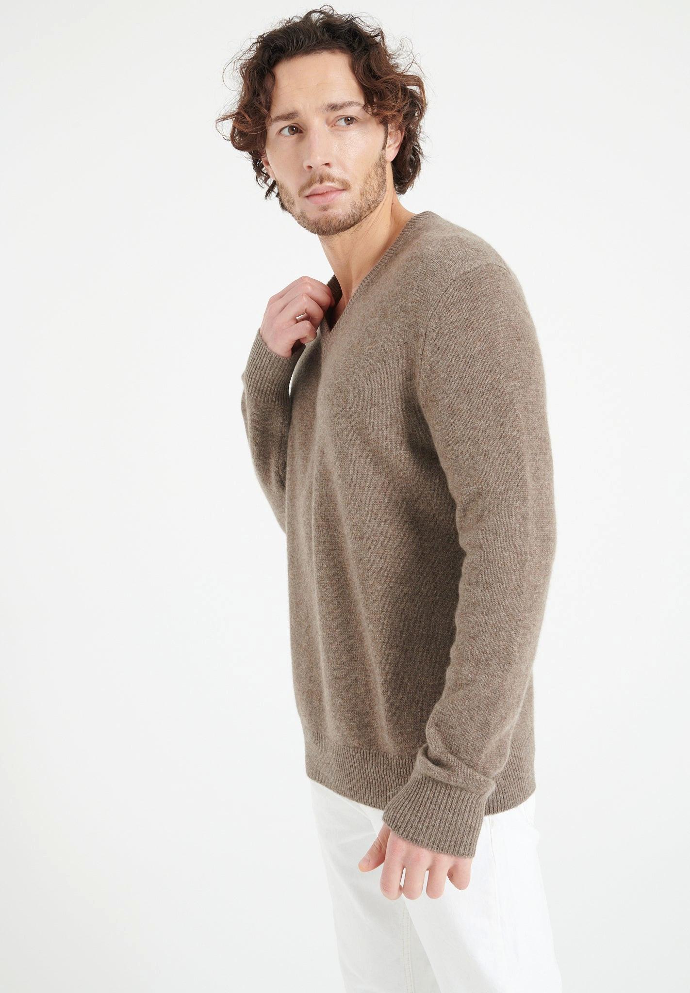 Studio Cashmere8  LUKE 13 Pull col V 4 fils - 100% cachemire 