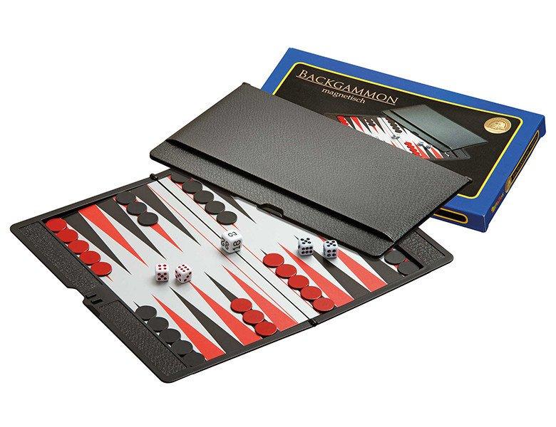 CARLETTO  Philos 6530 - Backgammon Reisespiel, magnetisch 
