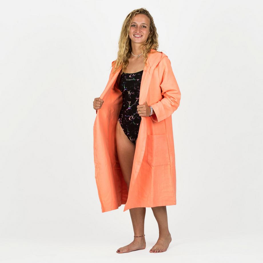 NABAIJI Accappatoio compatto in microfibra con cappuccio  