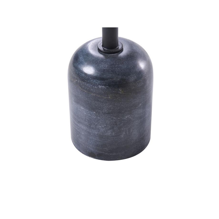 Beliani Tavolino en Acciaio Moderno RAINY  