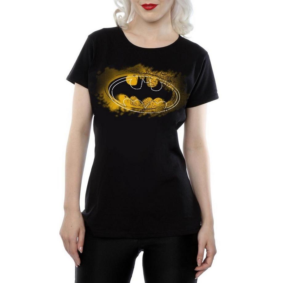 DC COMICS Batman Distressed Logo T-Shirt  