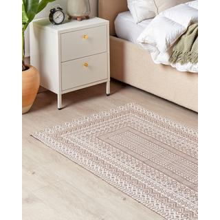 Beliani Tapis en Jute Traditionnel BAGLAR  