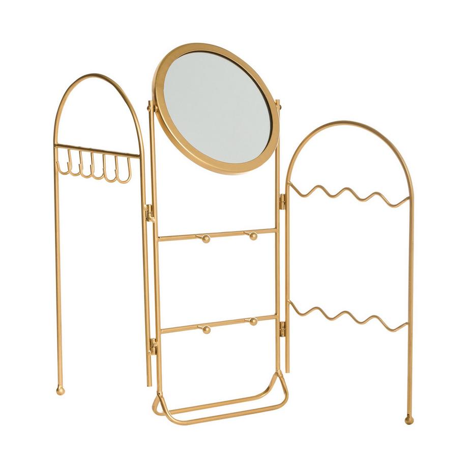 Beliani  Porte-bijoux avec miroir en Métal Moderne PIROU 