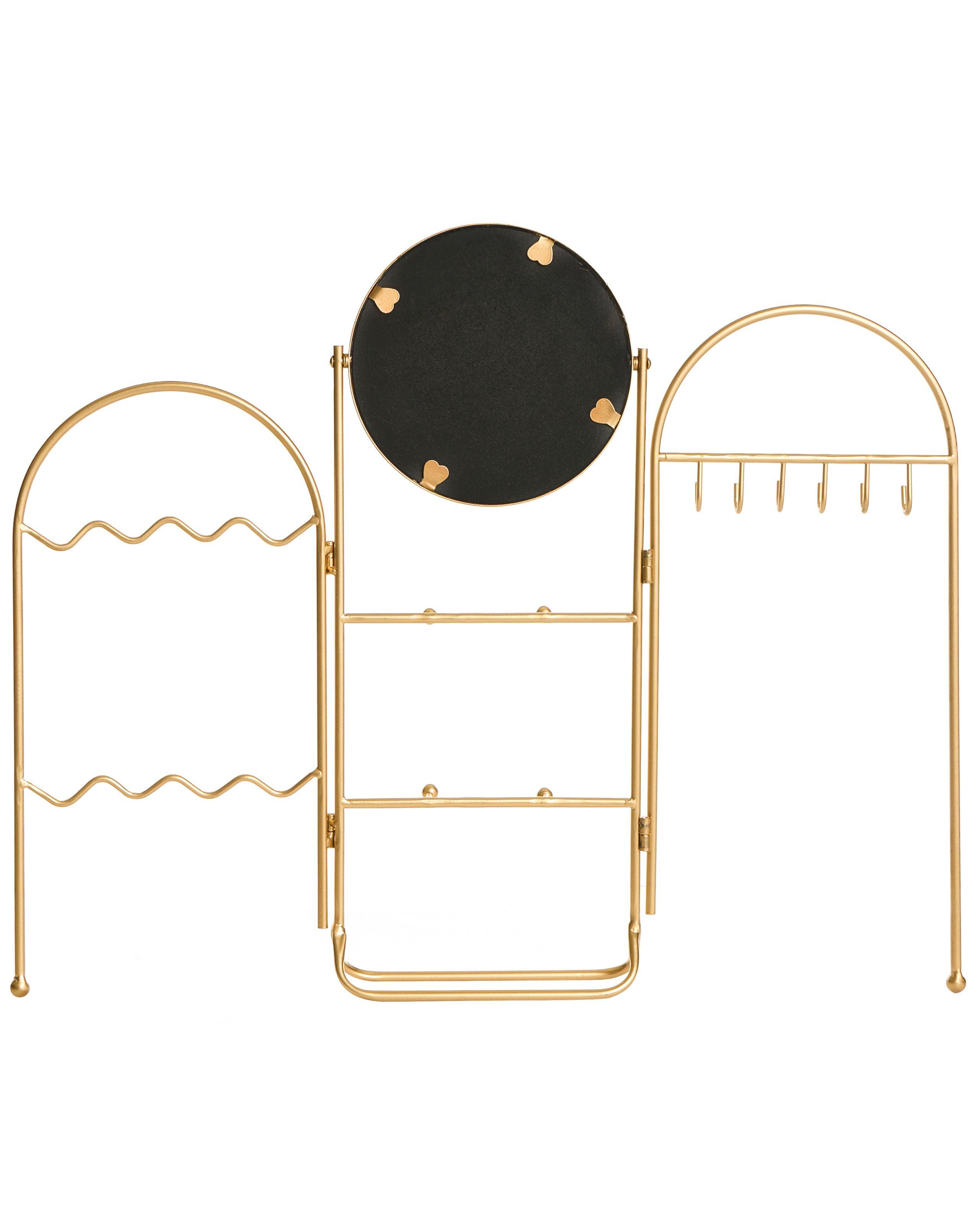 Beliani  Portagioie con specchio en Ferro Moderno PIROU 