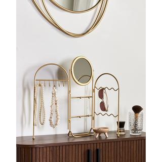 Beliani  Portagioie con specchio en Ferro Moderno PIROU 