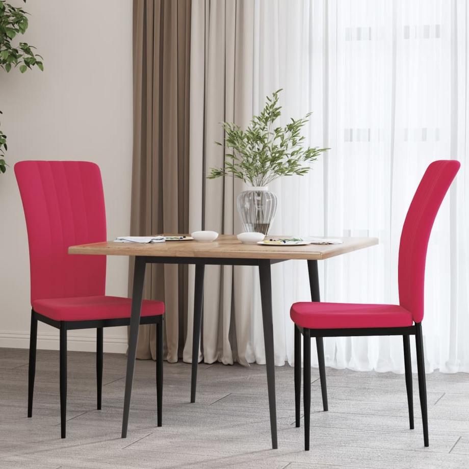 VidaXL Chaise de salle à manger velours  