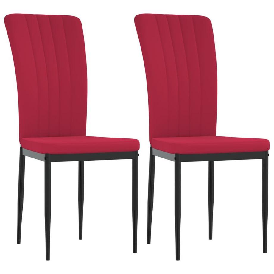 Chaise de salle à manger velours