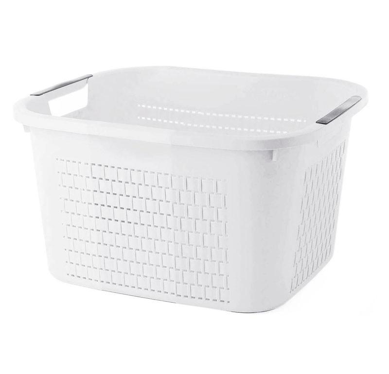 rotho Rotho Country panier à linge 22 L Rectangulaire Polypropylène (PP) Blanc  