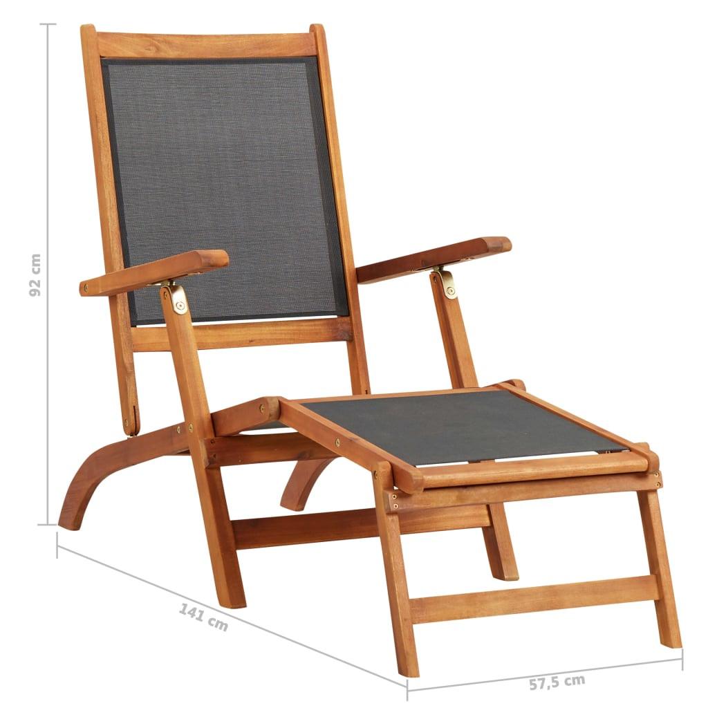 VidaXL Chaise de terrasse bois  