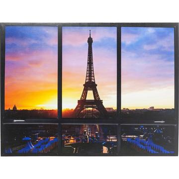 Fenêtre d'image tour Eiffel 95x113cm