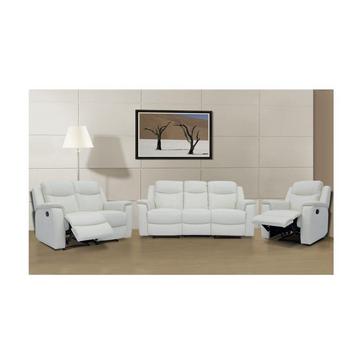 Ledergarnitur Relax 3+2+1 ElfenbeinEVASION