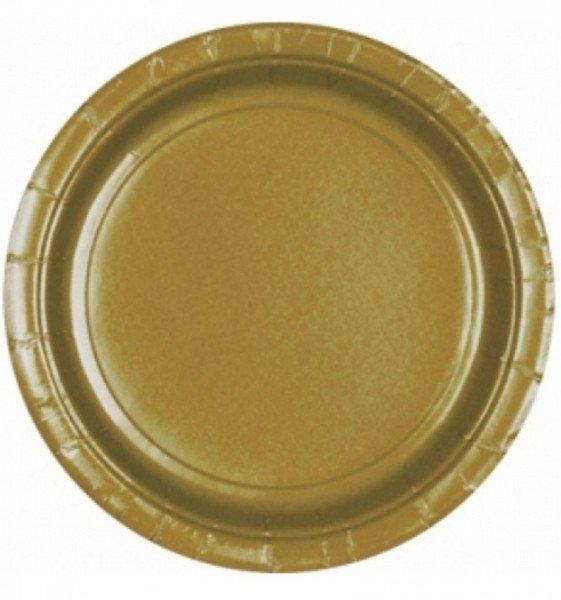 amscan Geburtstagsparty / Silvester - 8er Set (Gold)  