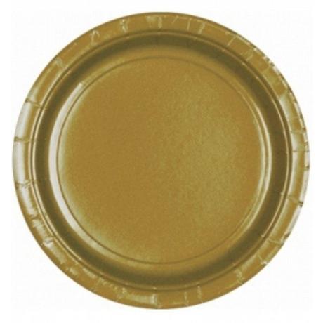 amscan Geburtstagsparty / Silvester - 8er Set (Gold)  