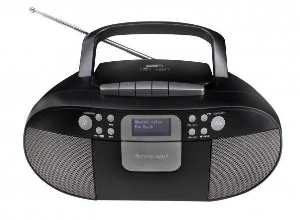 soundmaster  Soundmaster SCD7800 Analogique et numérique 3 W DAB+, FM Noir Lecture de MP3 