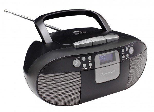 soundmaster  Soundmaster SCD7800 Analogico e digitale 3 W DAB+, FM Nero Riproduzione MP3 