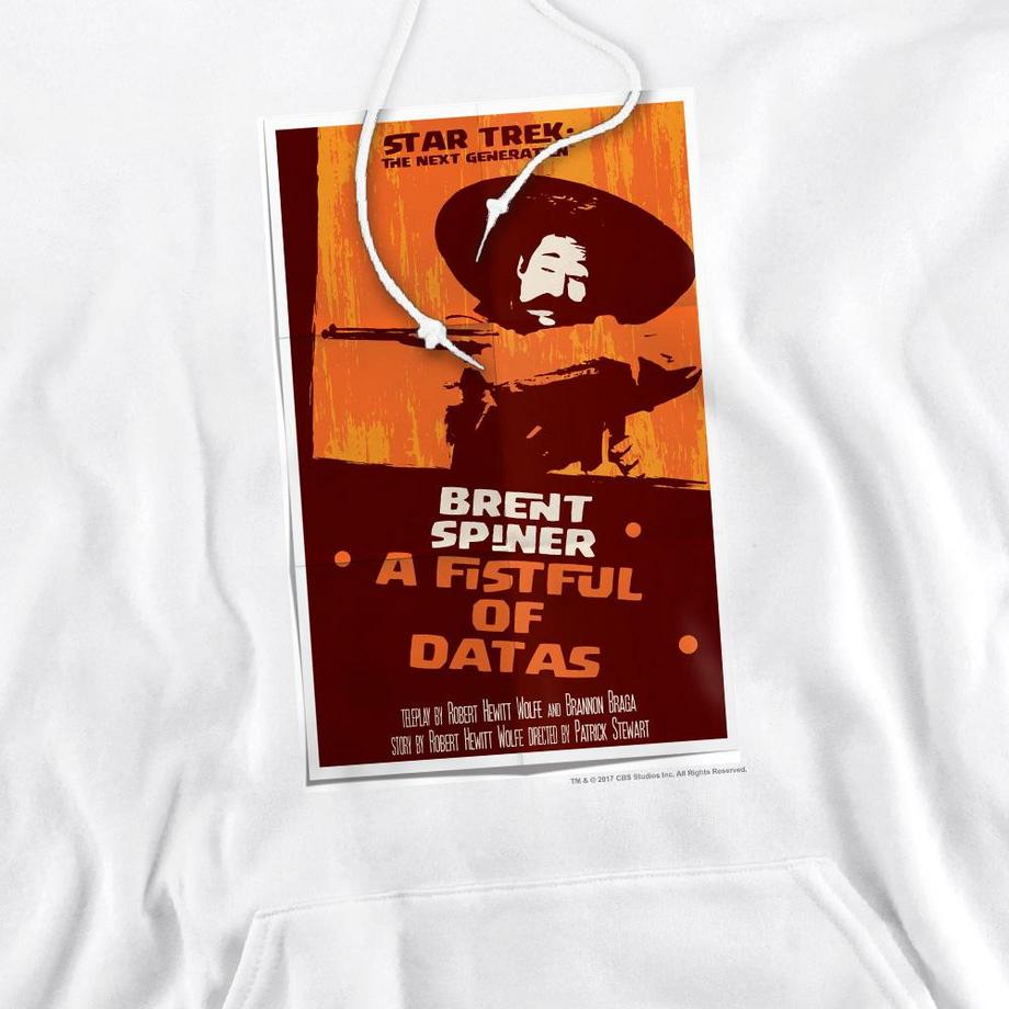 Star Trek The Next Generation Season 6 Episode 8 Felpa con Cappuccio  