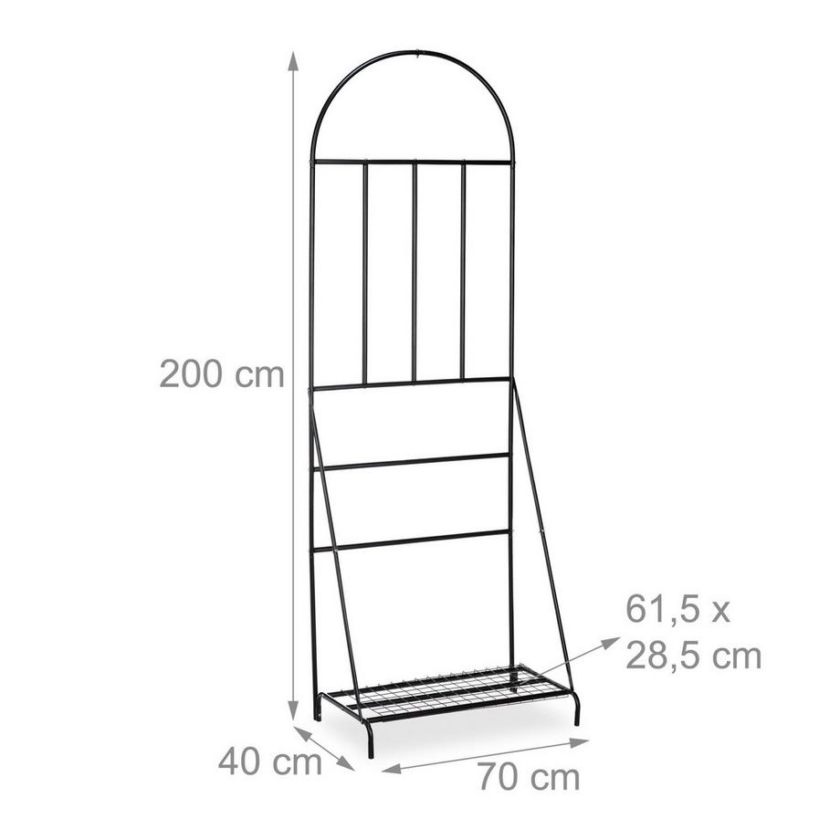 B2X Blumenregal mit Spalier  