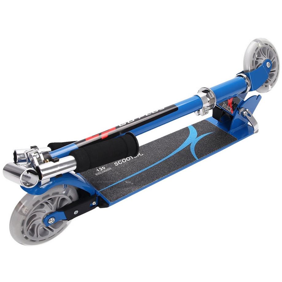 Northix  Scooter Roller Tretroller Kinderroller Cityroller klappbar bis 70KG-blau 