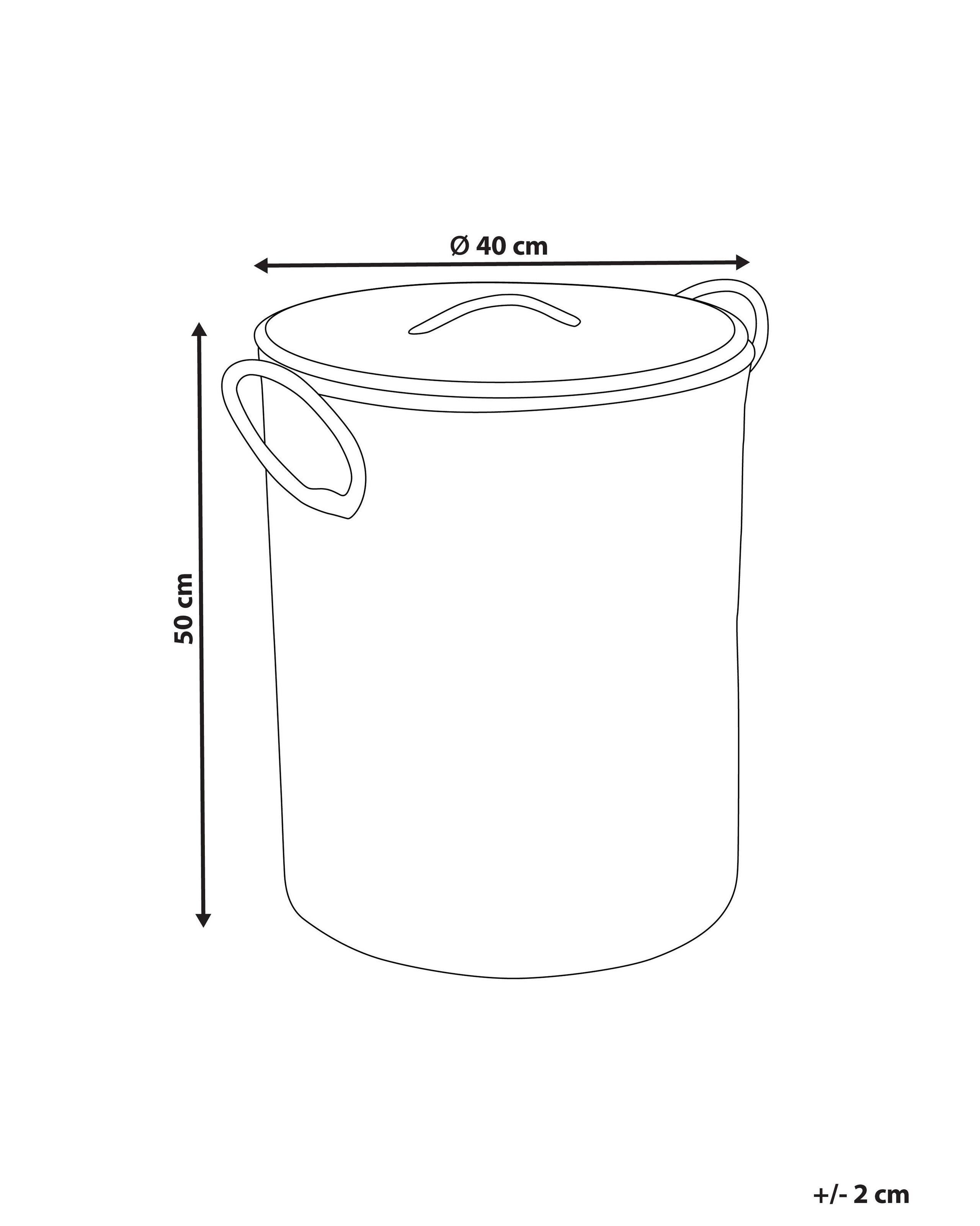 Beliani Korb en Alghe marine Boho SADEC  