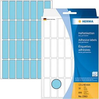 HERMA HERMA Etiketten 13×40mm 2363 blau 896 Stück  