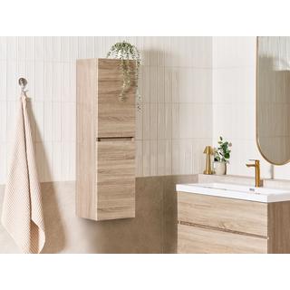 Beliani Bad-Wandschrank aus MDF-Platte Skandinavisch URUCU  