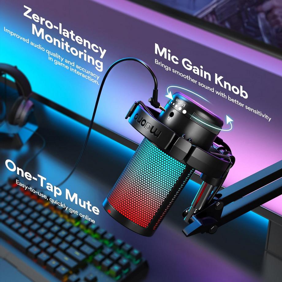 Maono  DGM20S USB Mikrofon und Mikrofonarm 