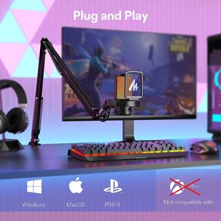 Maono  DGM20S USB Mikrofon und Mikrofonarm 
