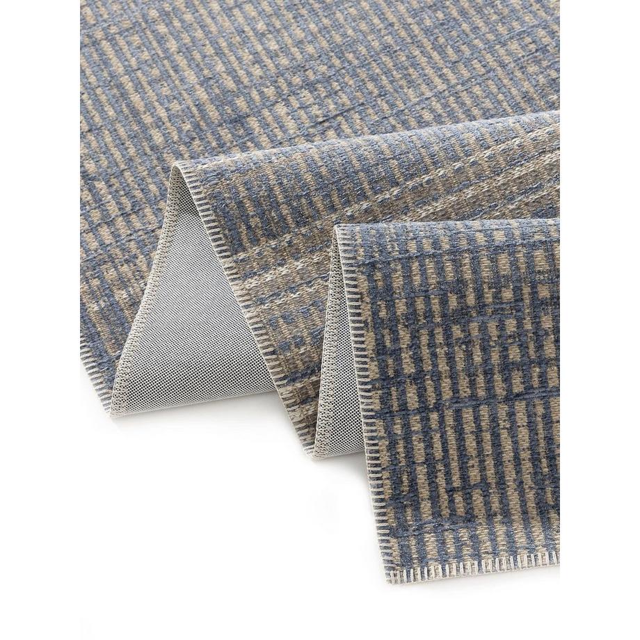 Benuta Tappeto per interno ed esterno Kiano Multicolor/Blu  