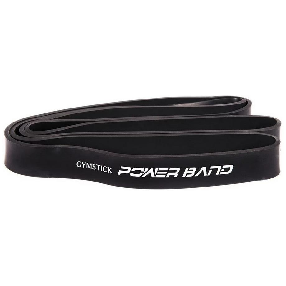 GYMSTICK Power Band, 1 mètre, résistance moyenne, noir (1 pc)