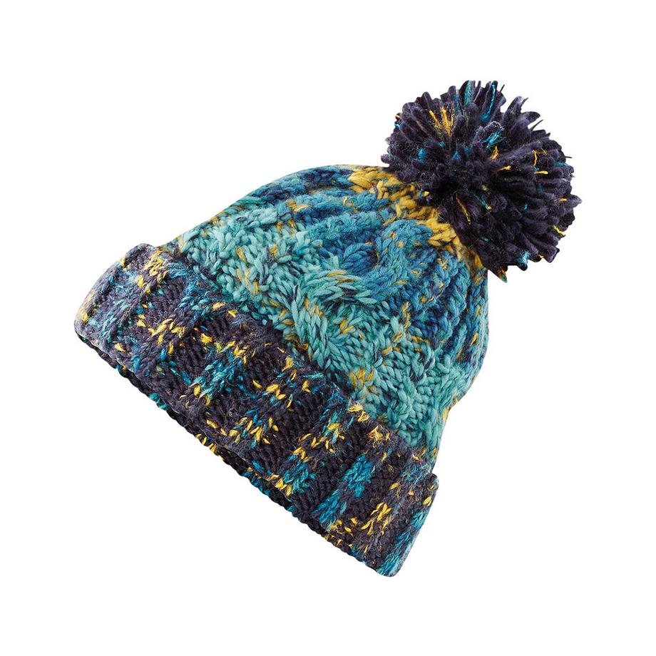 Beechfield Berretto a Maglia Cavatappi con Pom Pom  