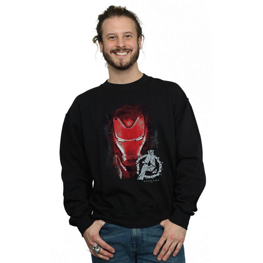 MARVEL Avengers Endgame Masque Iron Man Sweatshirt  